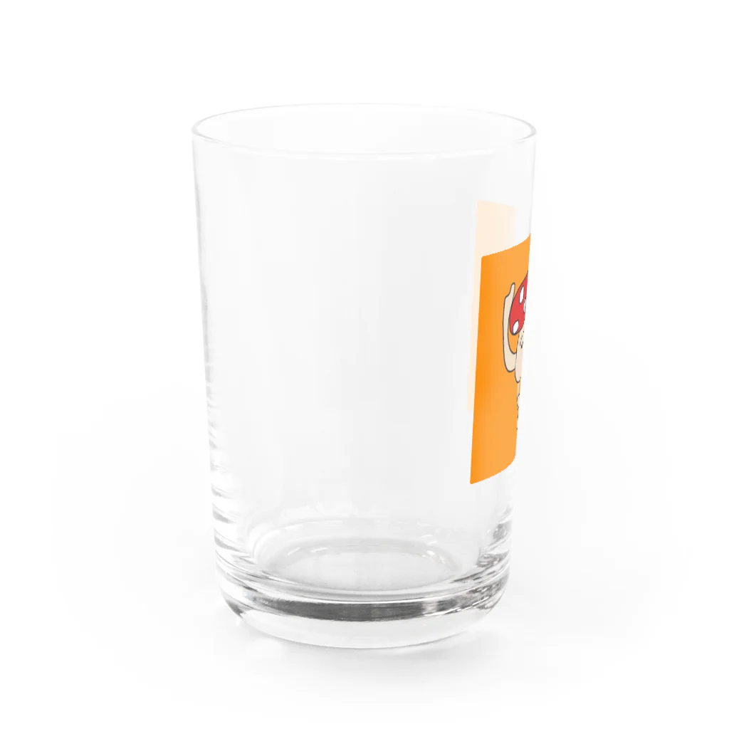きのこのきんるいくんオーバーサイズTシャツ Water Glass :left
