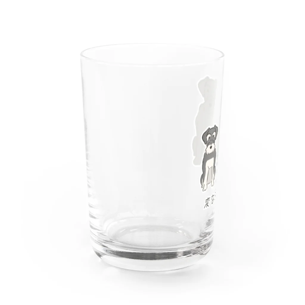いぬころ｜変な犬図鑑のNo.145 ジャイアントパピーヌ[2] 変な犬図鑑 Water Glass :left