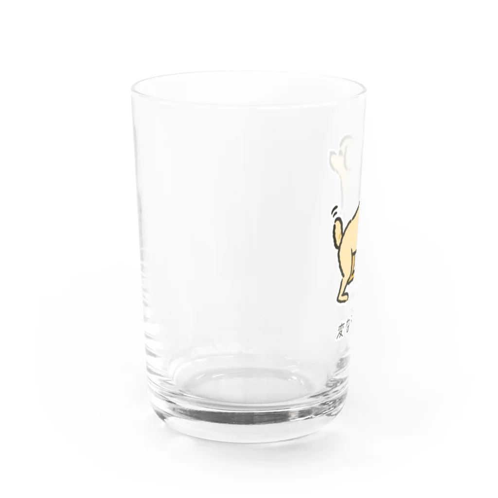 いぬころ｜変な犬図鑑のNo.178 キャッチデキナイーヌ[3] 変な犬図鑑 Water Glass :left