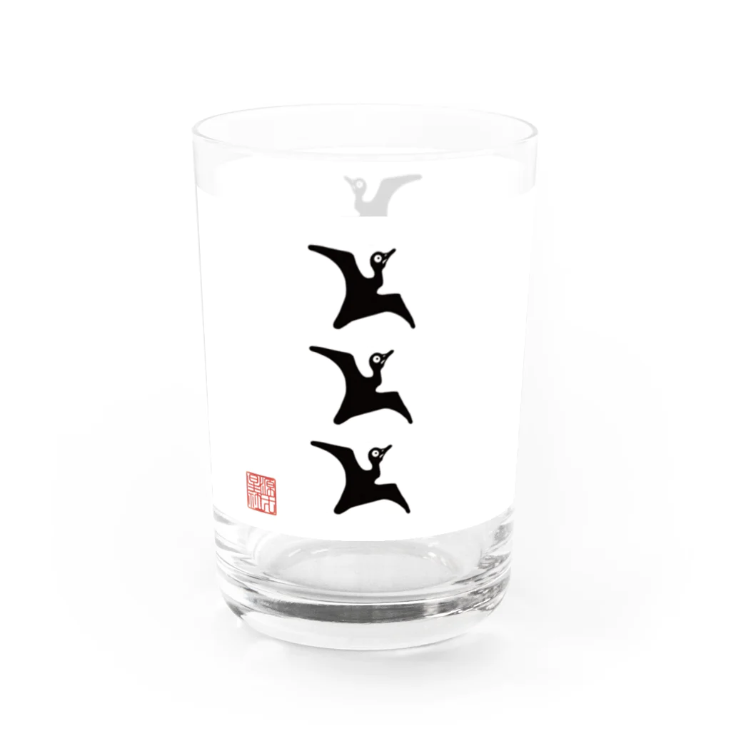 Rigelの直江兼続の部隊旗 Water Glass :left