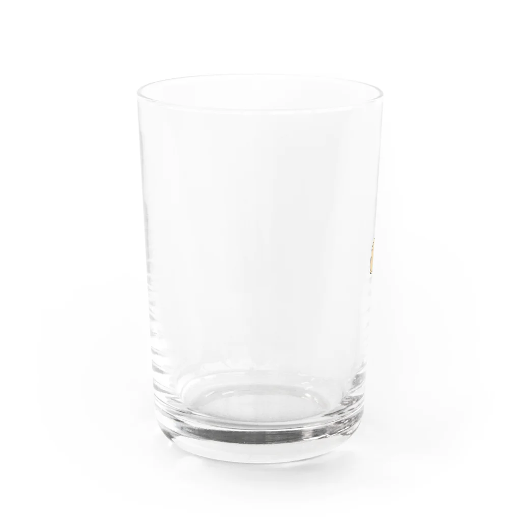 happy_hoppyの横を向いているホッピー Water Glass :left