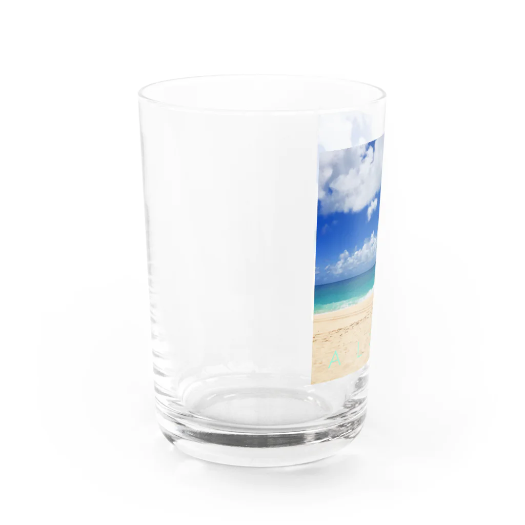 ALOHA from HAWAII 〜ハワイから愛を込めて〜のBLUE HAWAII Water Glass :left