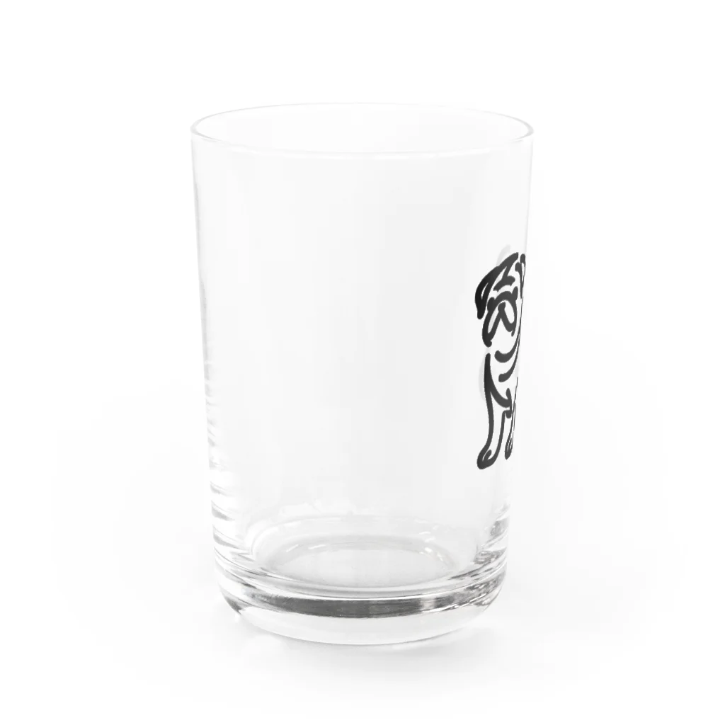Bebezoのパグ Water Glass :left