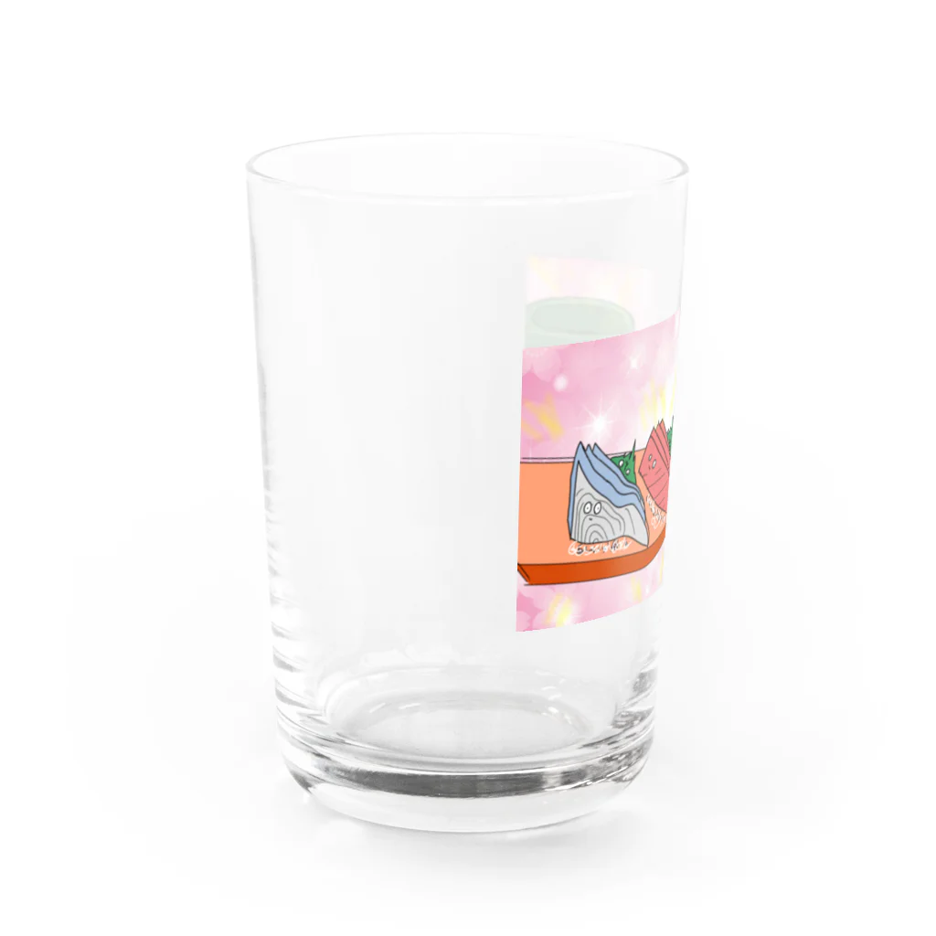 すしえもんの刺身 Water Glass :left