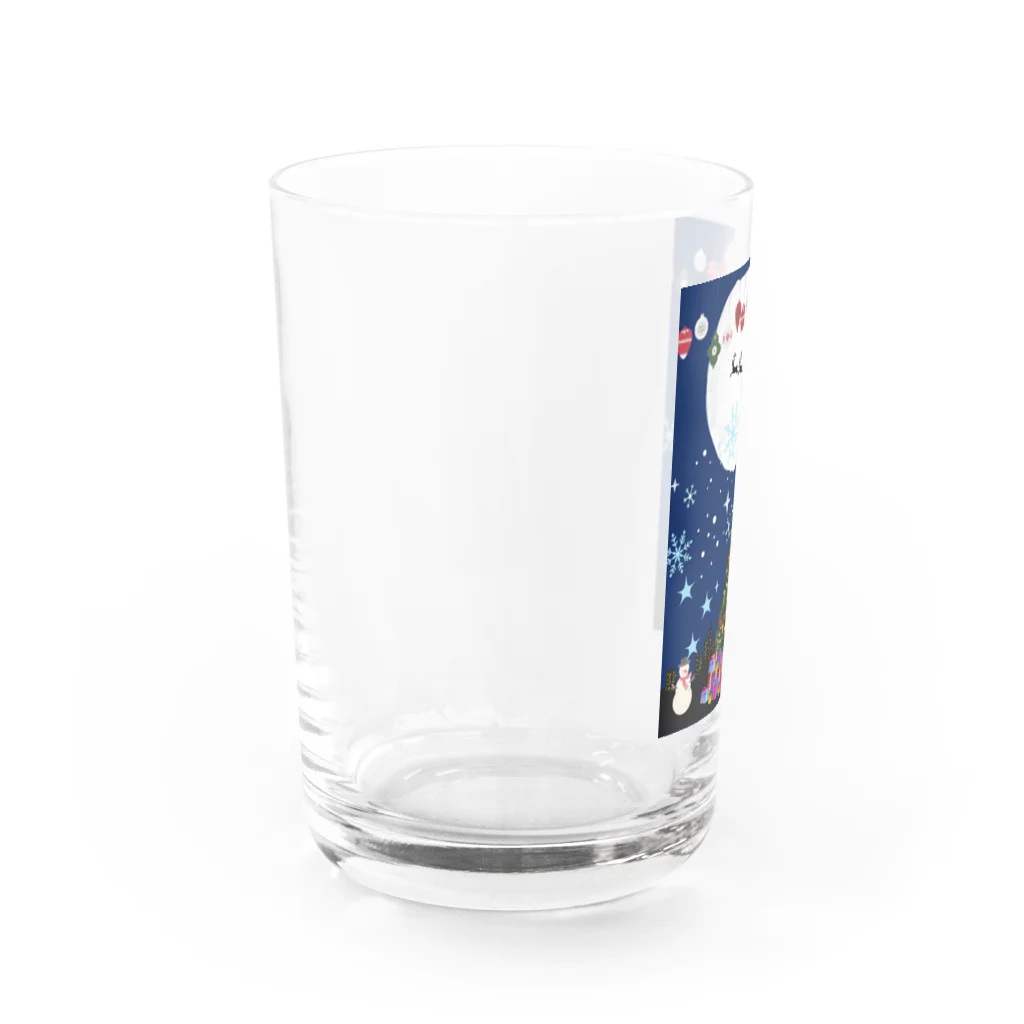 小太次郎とikka-maaの親子商店のおいらのクリスマス Water Glass :left
