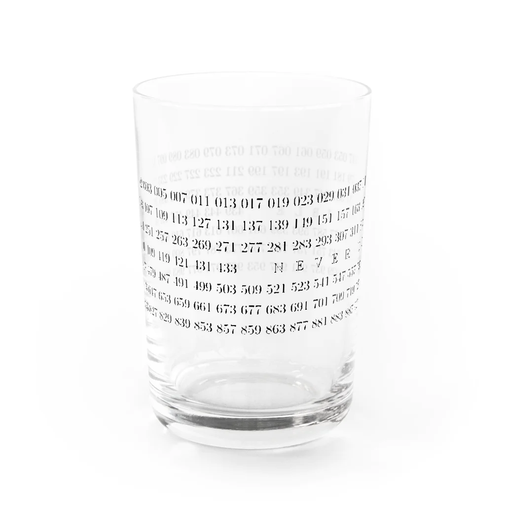 ζWalker/Shiunの割れない素数 Water Glass :left