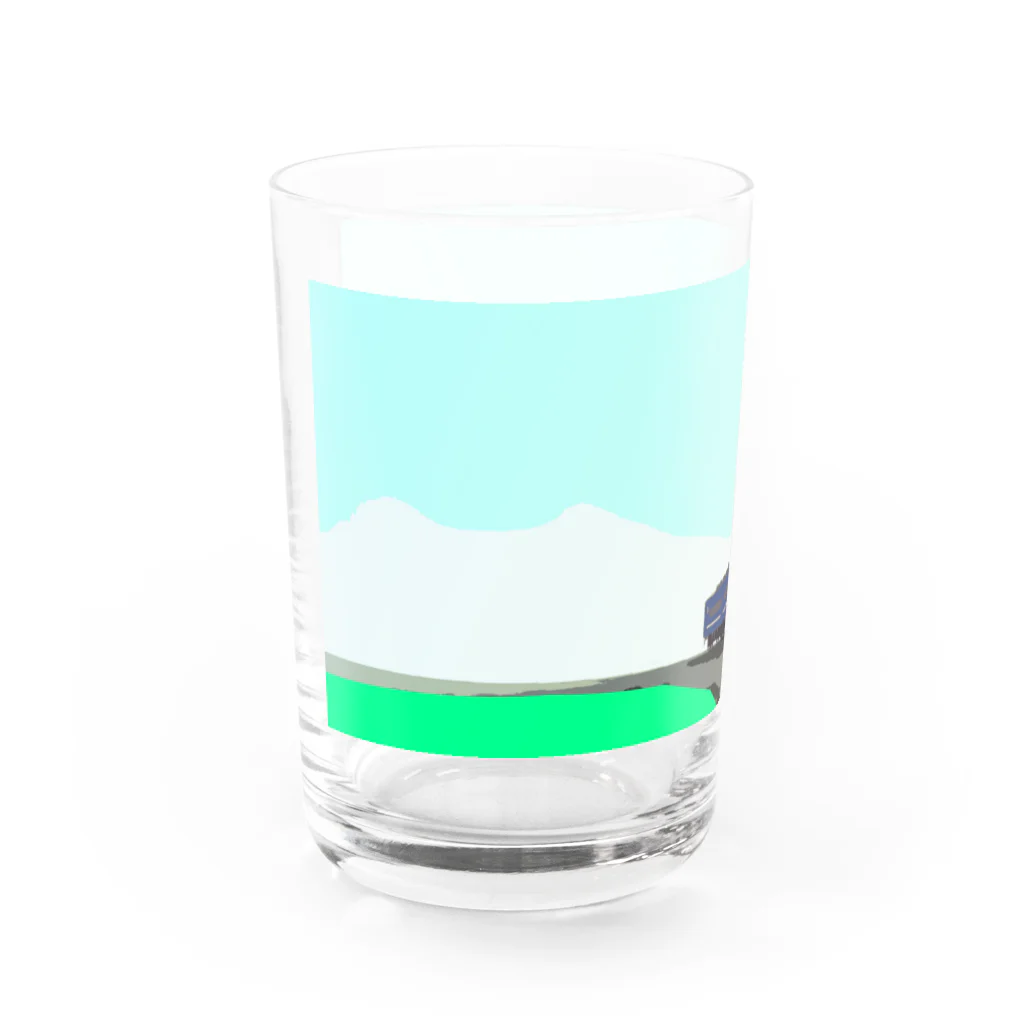Danke Shoot Coffeeの田園を走る Water Glass :left