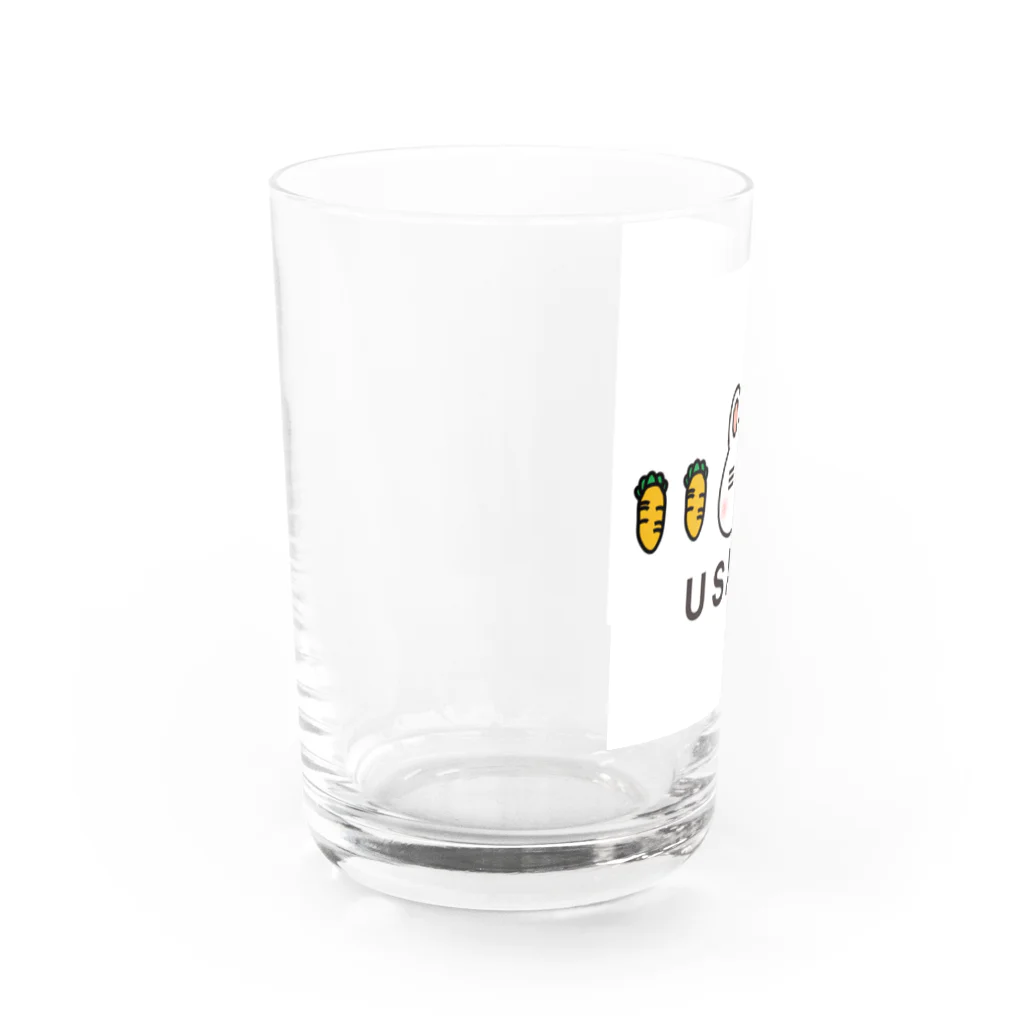 ひろねこ号＠LINEスタンプ販売中のウサボー Water Glass :left