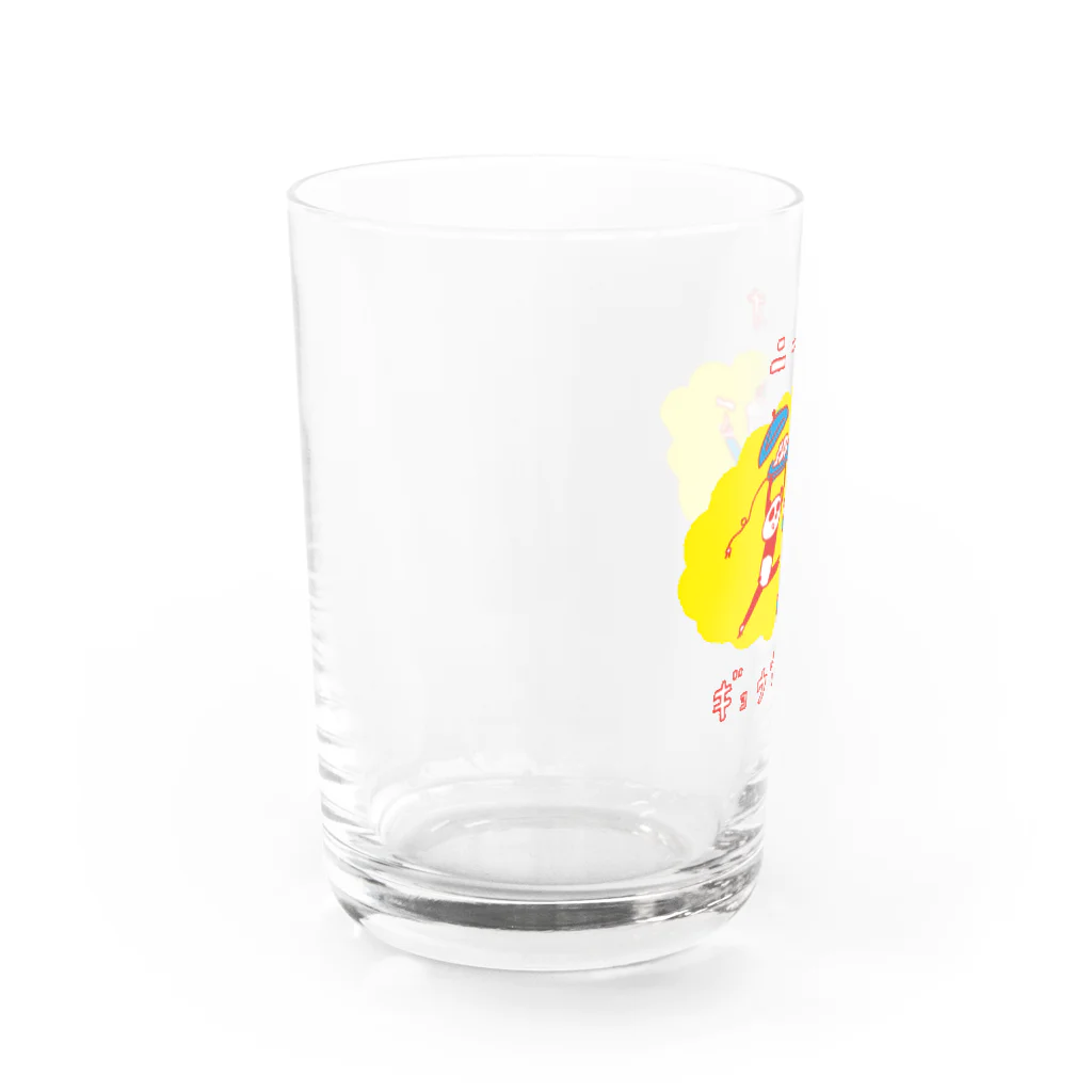 楽しい夏休み研究所のニーハオ！餃子倶楽部 Water Glass :left