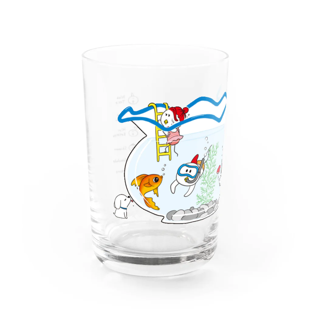 さきとも(muggy)のお店の金魚鉢DE海水浴 Water Glass :left