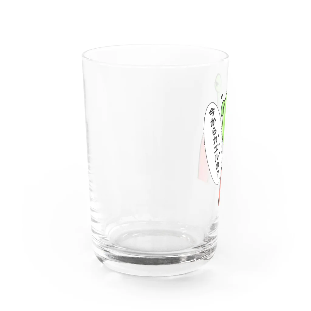 Pat's WorksのGOING HOME FROGBERT Water Glass :left