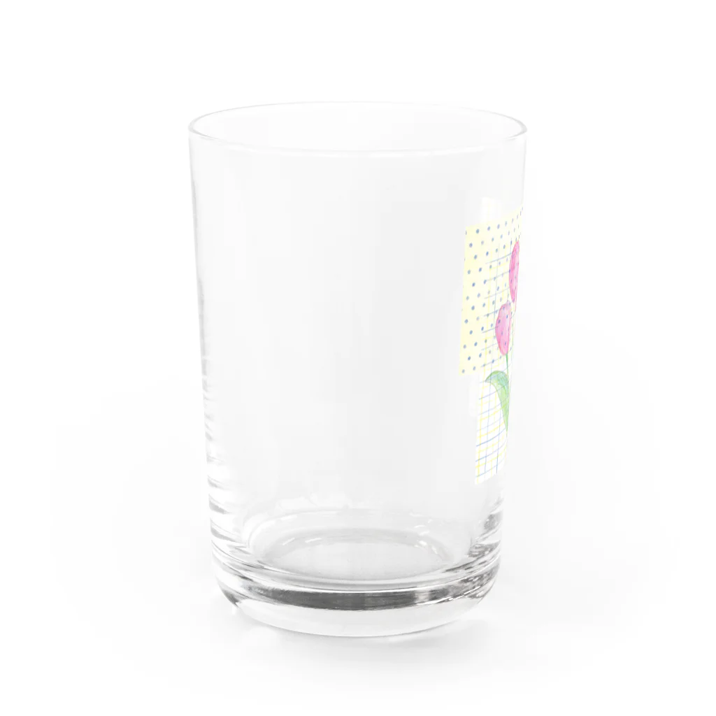 mayunoboooの水彩チューリップ Water Glass :left