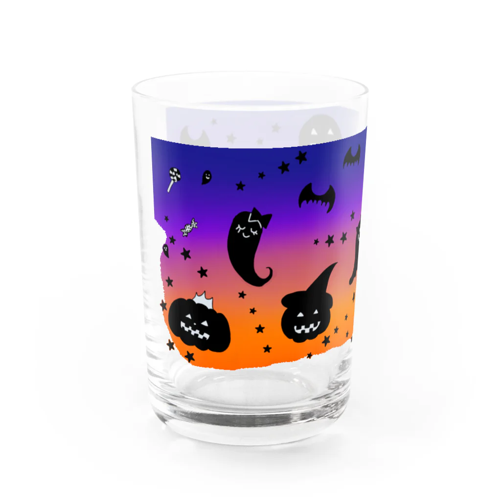 Je te veuxのおばけパレード グラデ空 Water Glass :left