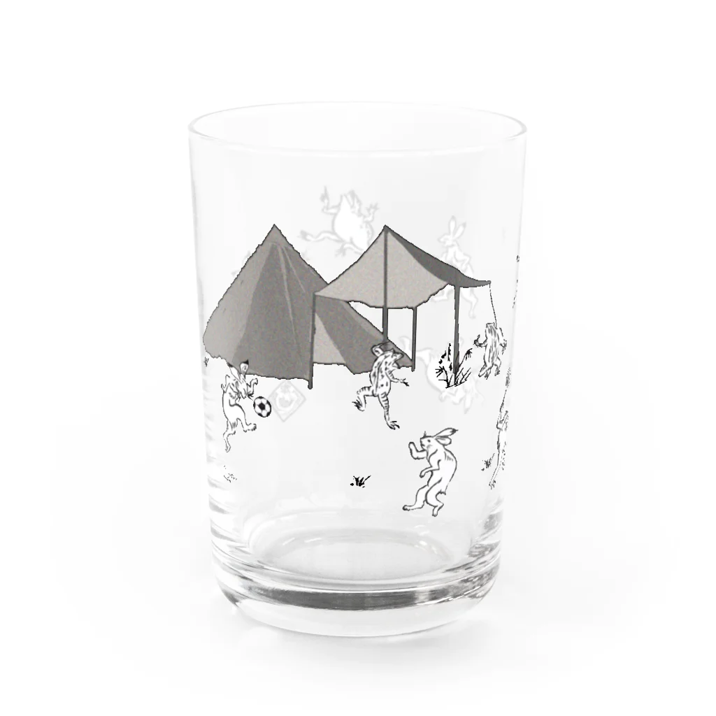 WAMI ART　ホツマツタヱ同好会の野営(キャンプ) Water Glass :left