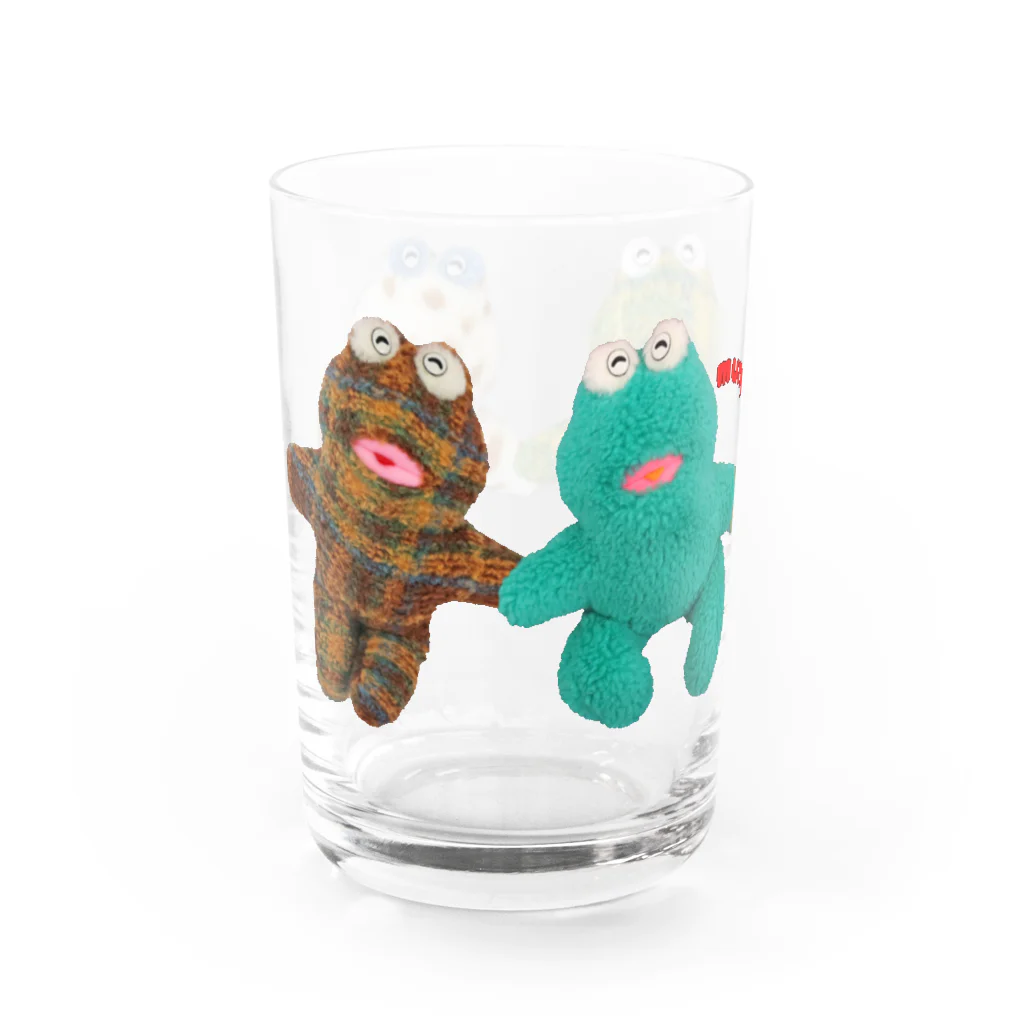 むにゅのなかよしけろポコ Water Glass :left