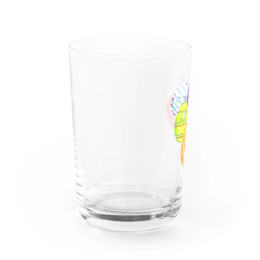 昭和の思い出の昭和の思い出『ヨーヨー釣り』 Water Glass :left