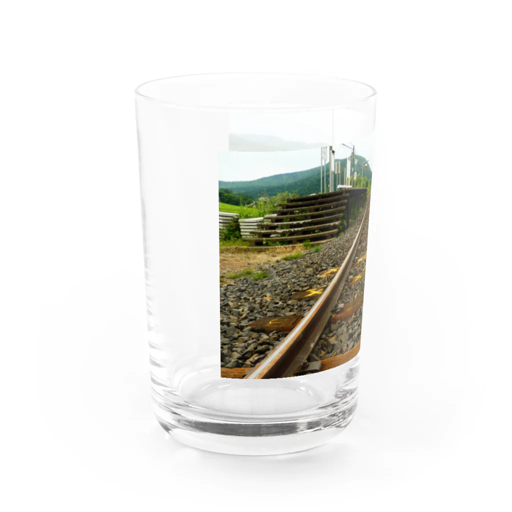 だるまの線路は続くよどこまでも Water Glass :left