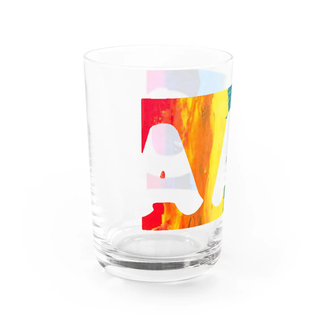 AAOでエイエイオー！のレインボーＡＡＯ Water Glass :left