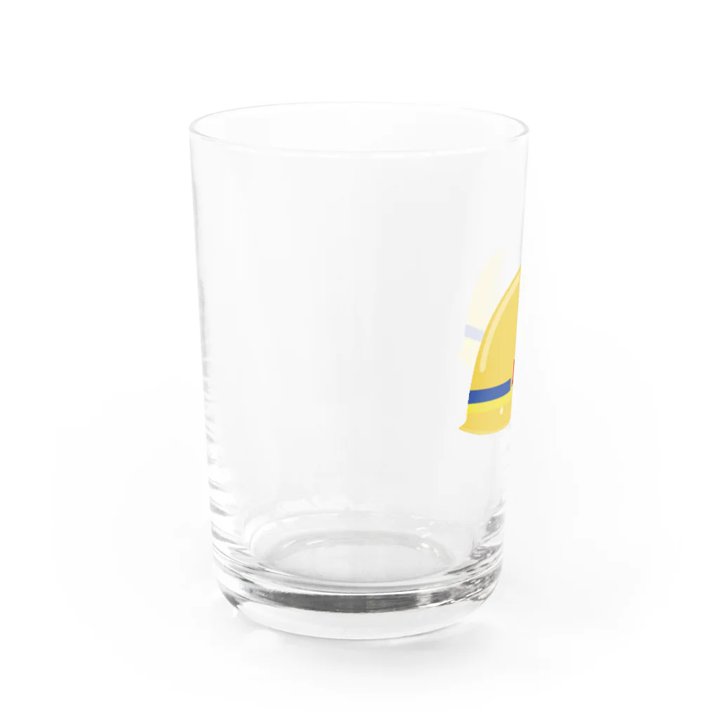 新商品PTオリジナルショップの 碓氷峠の保線屋さん （ヘルメット型） Water Glass :left