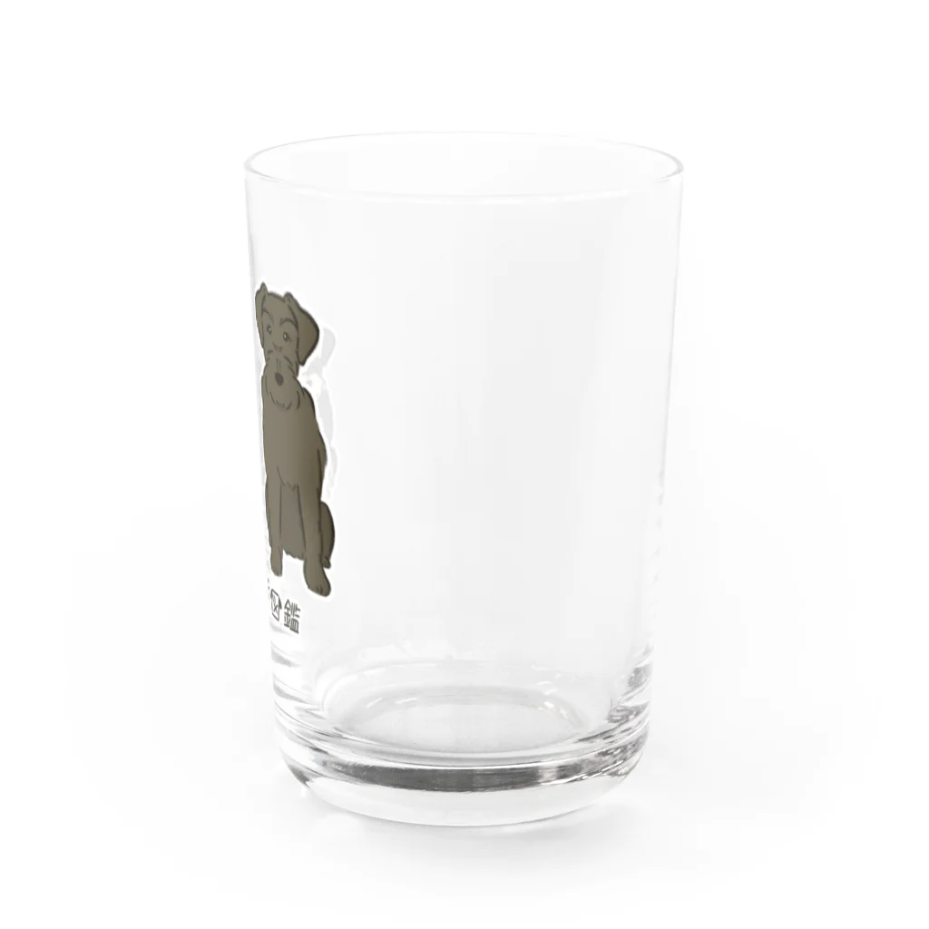 いぬころ｜変な犬図鑑のNo.145 ジャイアントパピーヌ[2] 変な犬図鑑 Water Glass :right