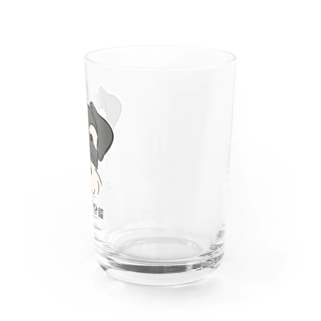 いぬころ｜変な犬図鑑のNo.145 ジャイアントパピーヌ[3] 変な犬図鑑 Water Glass :right