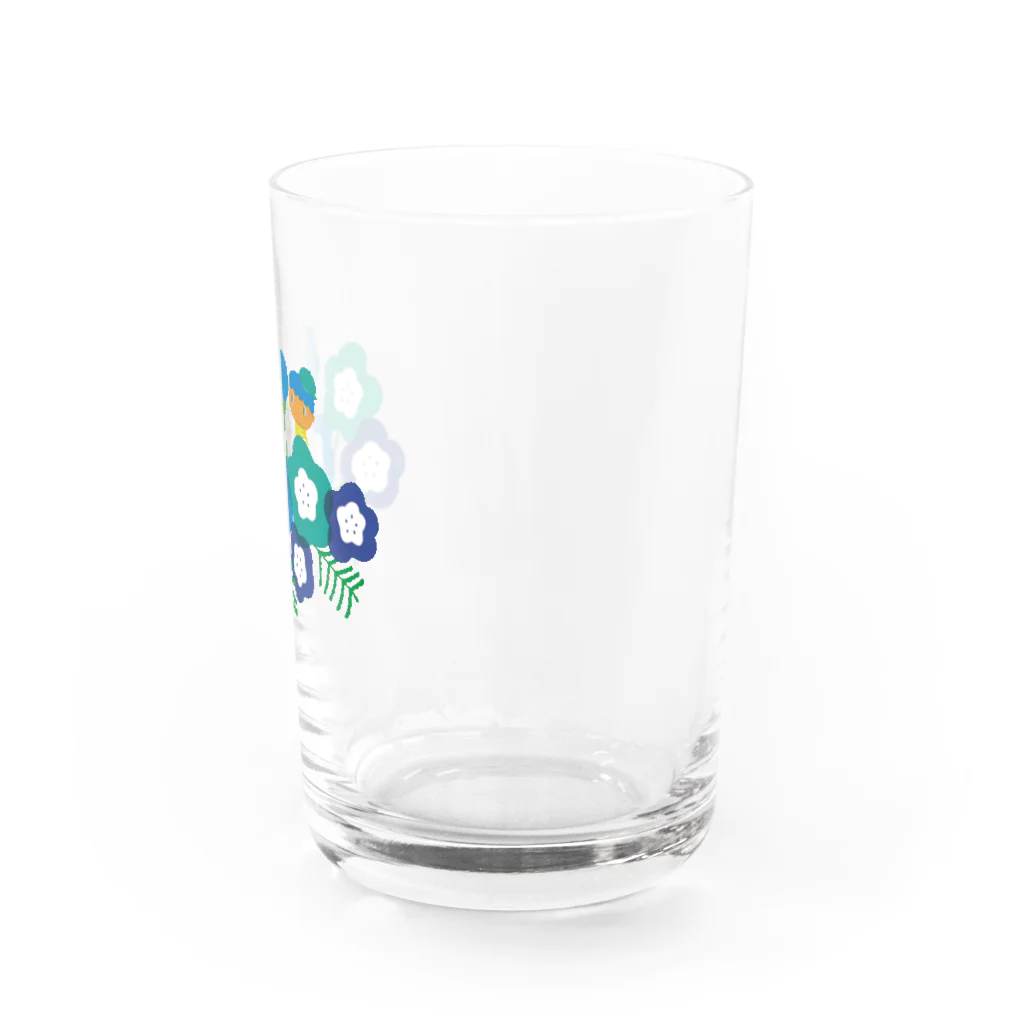 マヨマカ社のネモフィラボーイ Water Glass :right