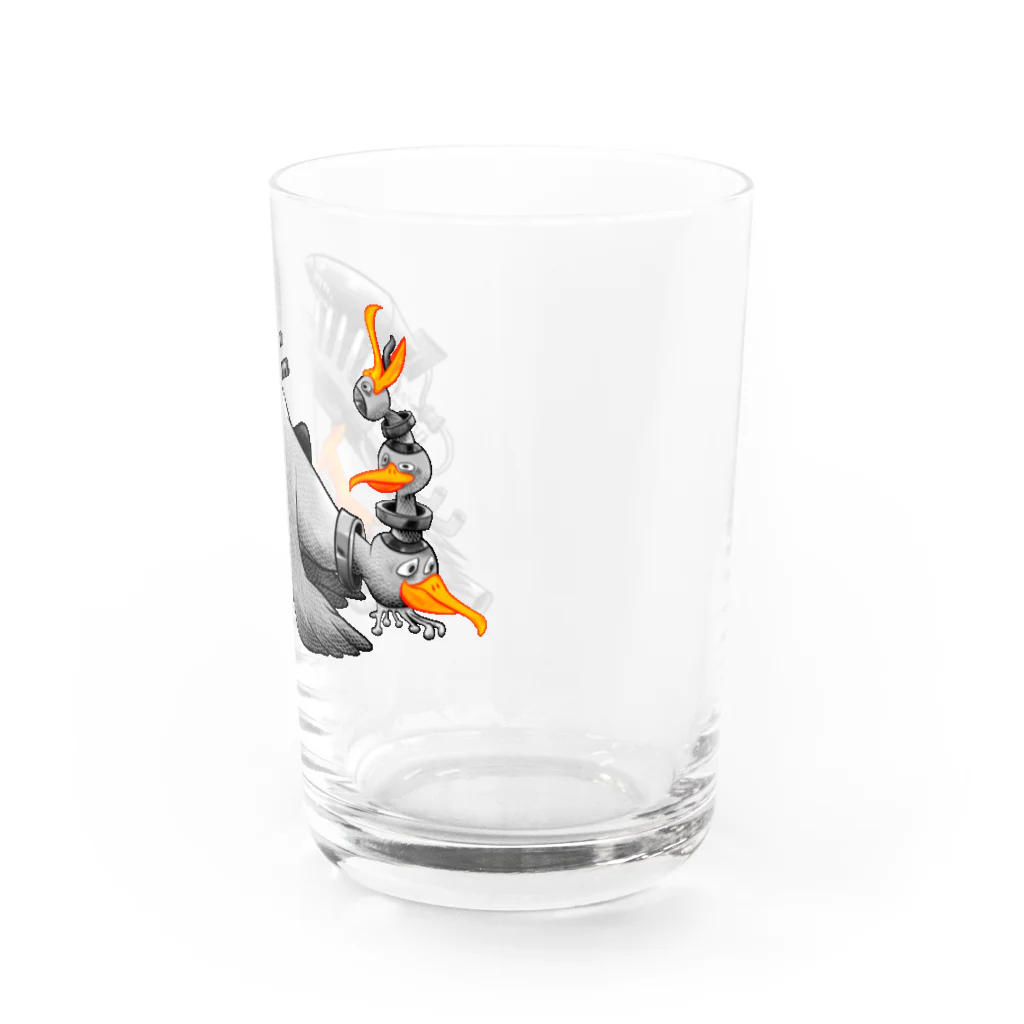 シラカワリュウ⚡RiuSHIRAKAWAの最後の空襲/Starless and The Last Air Raid Water Glass :right
