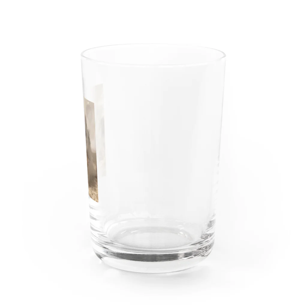 ハムのたけしのロングヘアーハムスターのたけし Water Glass :right