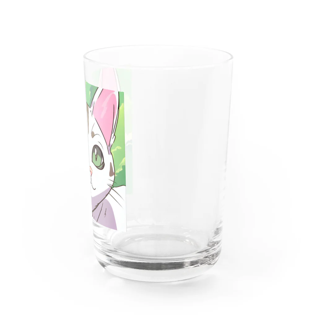 flower-iの可愛い猫グッズ Water Glass :right