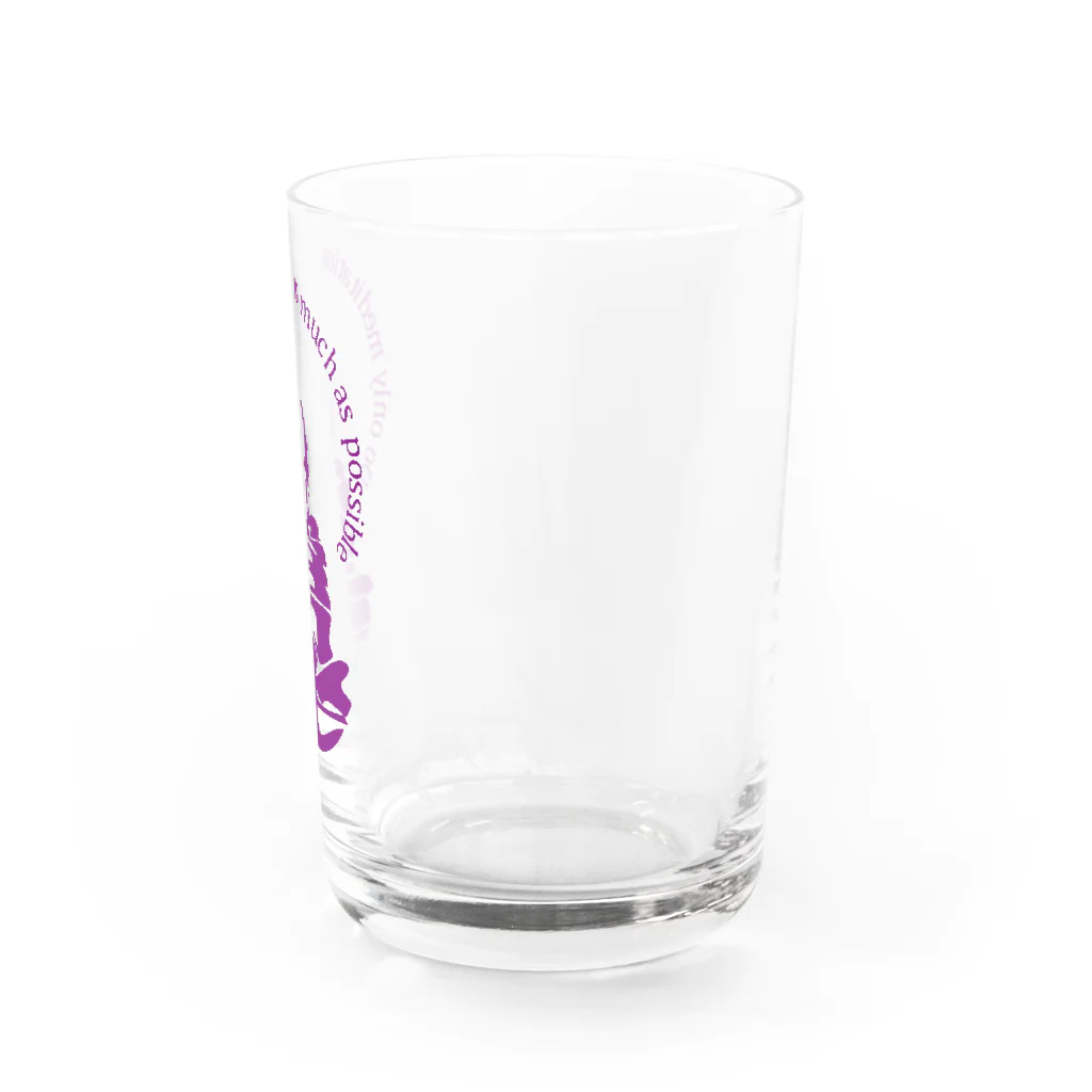 『Nothing Is Real』-- IN SUZURIの只管打坐h.t.　紫 Water Glass :right