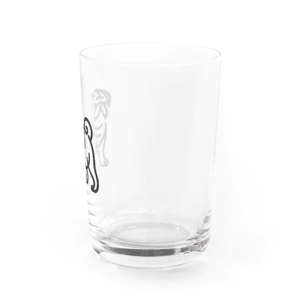 Bebezoのパグ Water Glass :right
