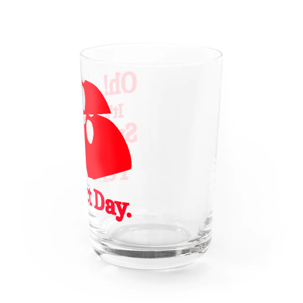 『Nothing Is Real』-- IN SUZURIのOh! It's Such A Perfectday.（赤） Water Glass :right