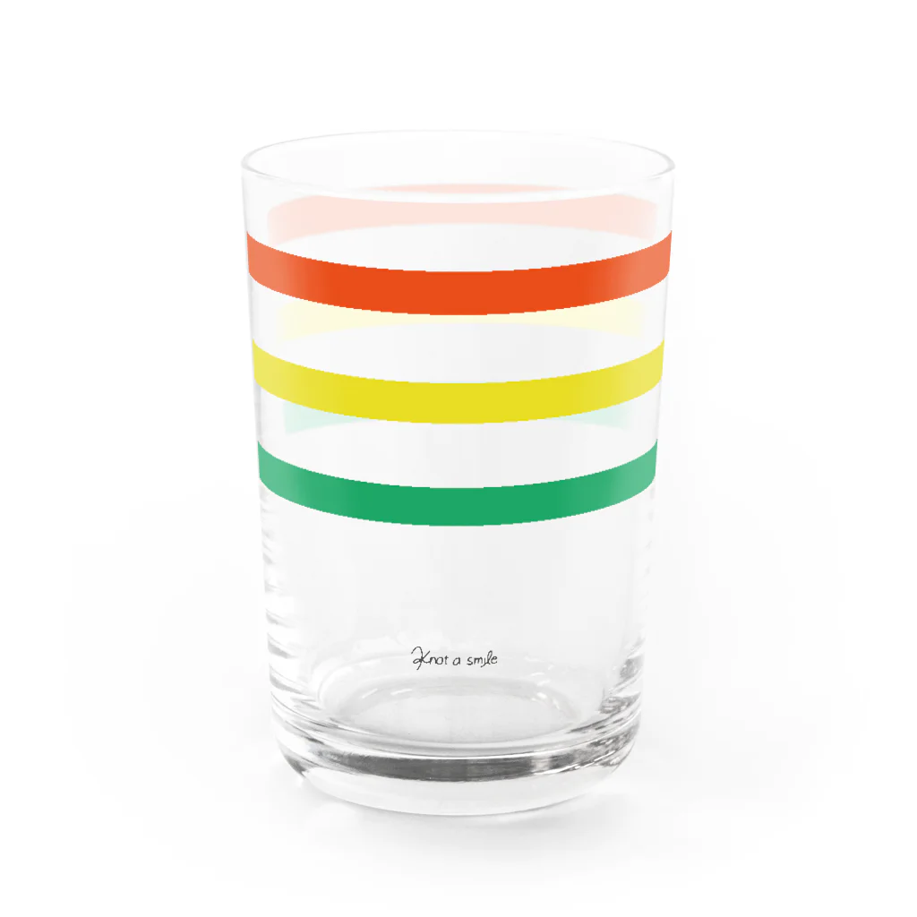Knot a smileのココまでグラス【no.1 シンプル】 Water Glass :right