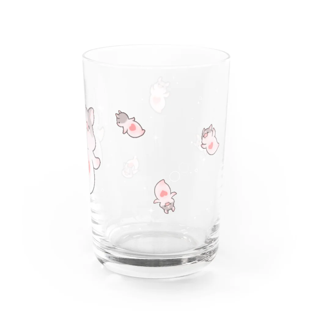 しらたまちゃんSHOPu〜🐽のブタオネ Water Glass :right
