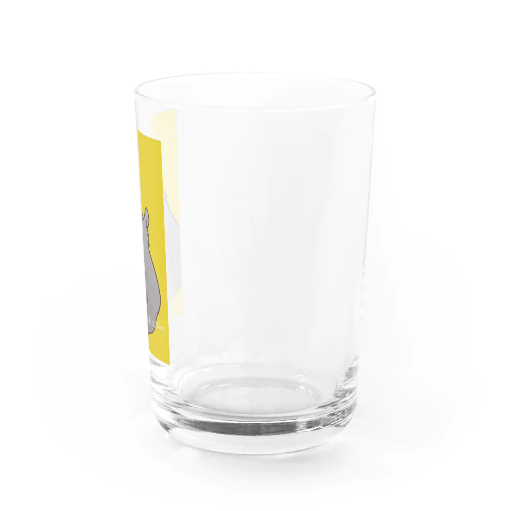 tomo△のkumaojiji coffee Water Glass :right