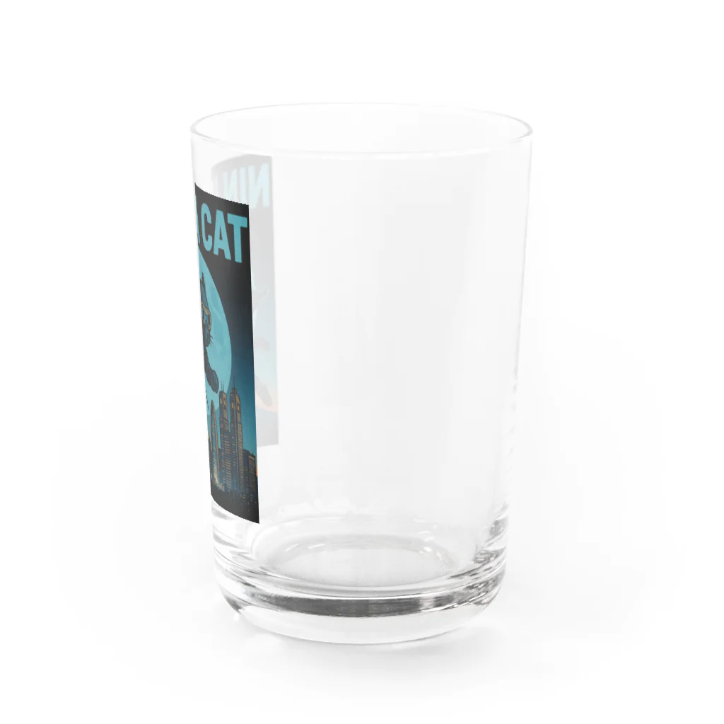 Atena-DesighnのNINJA CAT（1）忍者猫 Water Glass :right