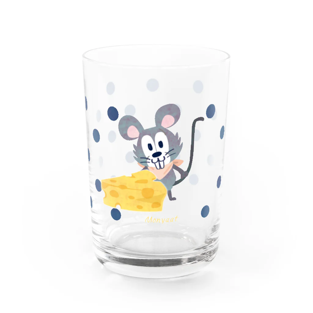 イラスト MONYAAT のチーズはここに！*グラス Water Glass :right
