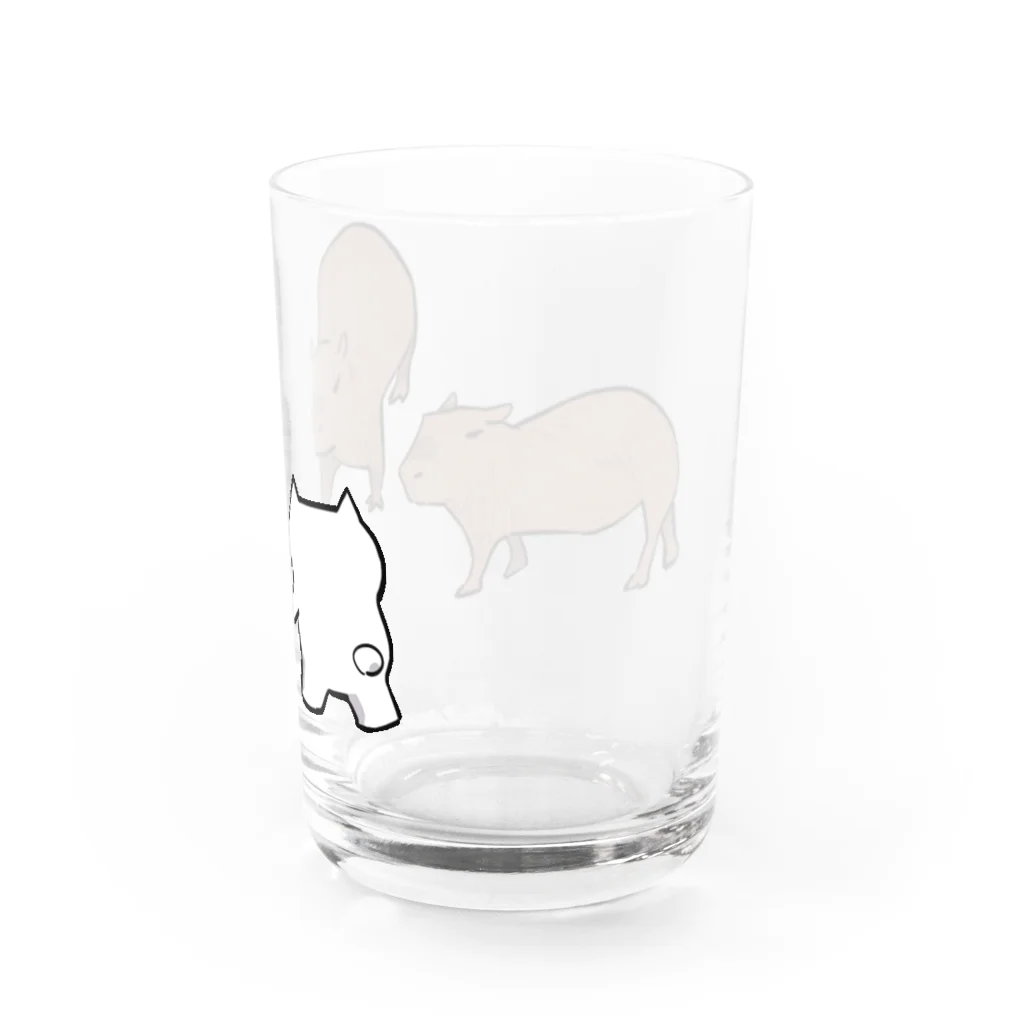 メルヘンおやじのメルとカピ Water Glass :right