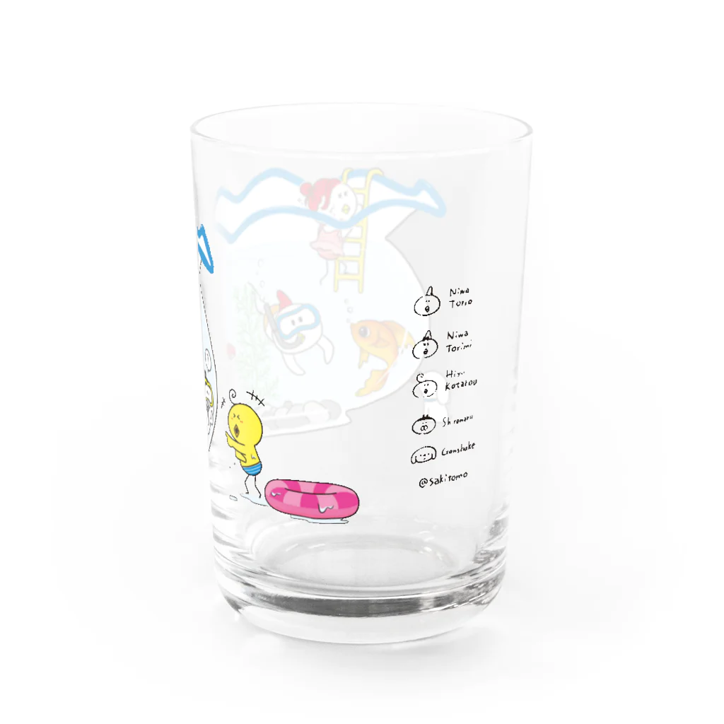 さきとも(muggy)のお店の金魚鉢DE海水浴 Water Glass :right