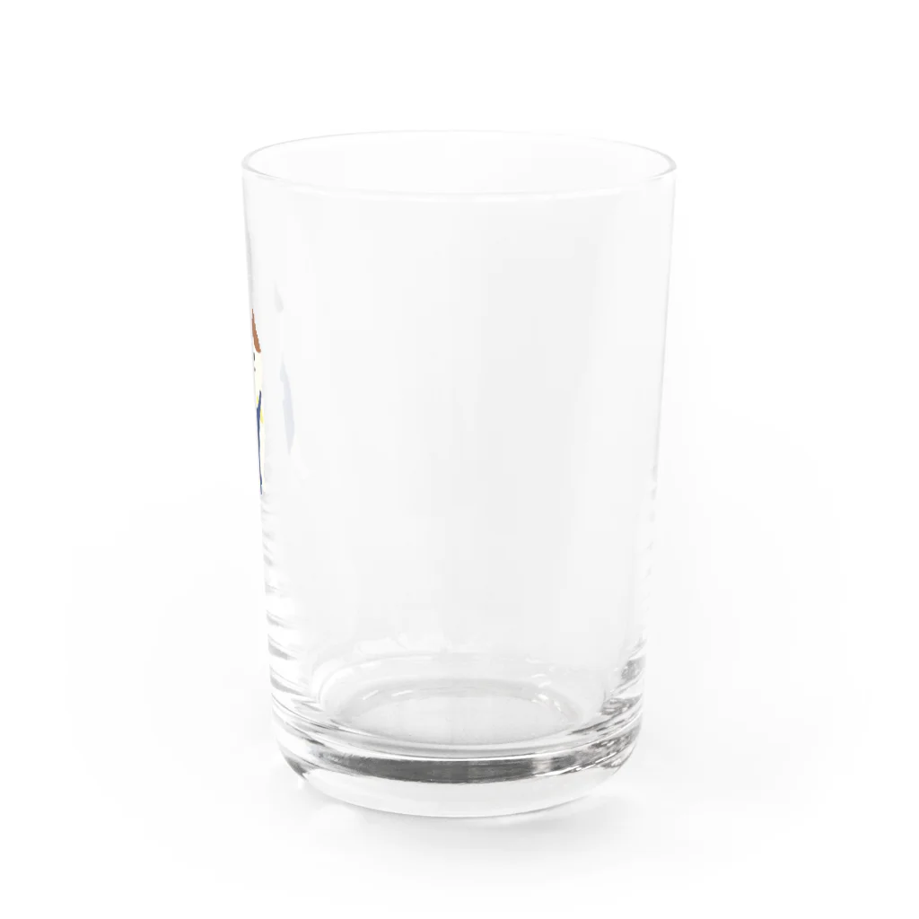 SUIMINグッズのお店のスクール水着のねこ Water Glass :right