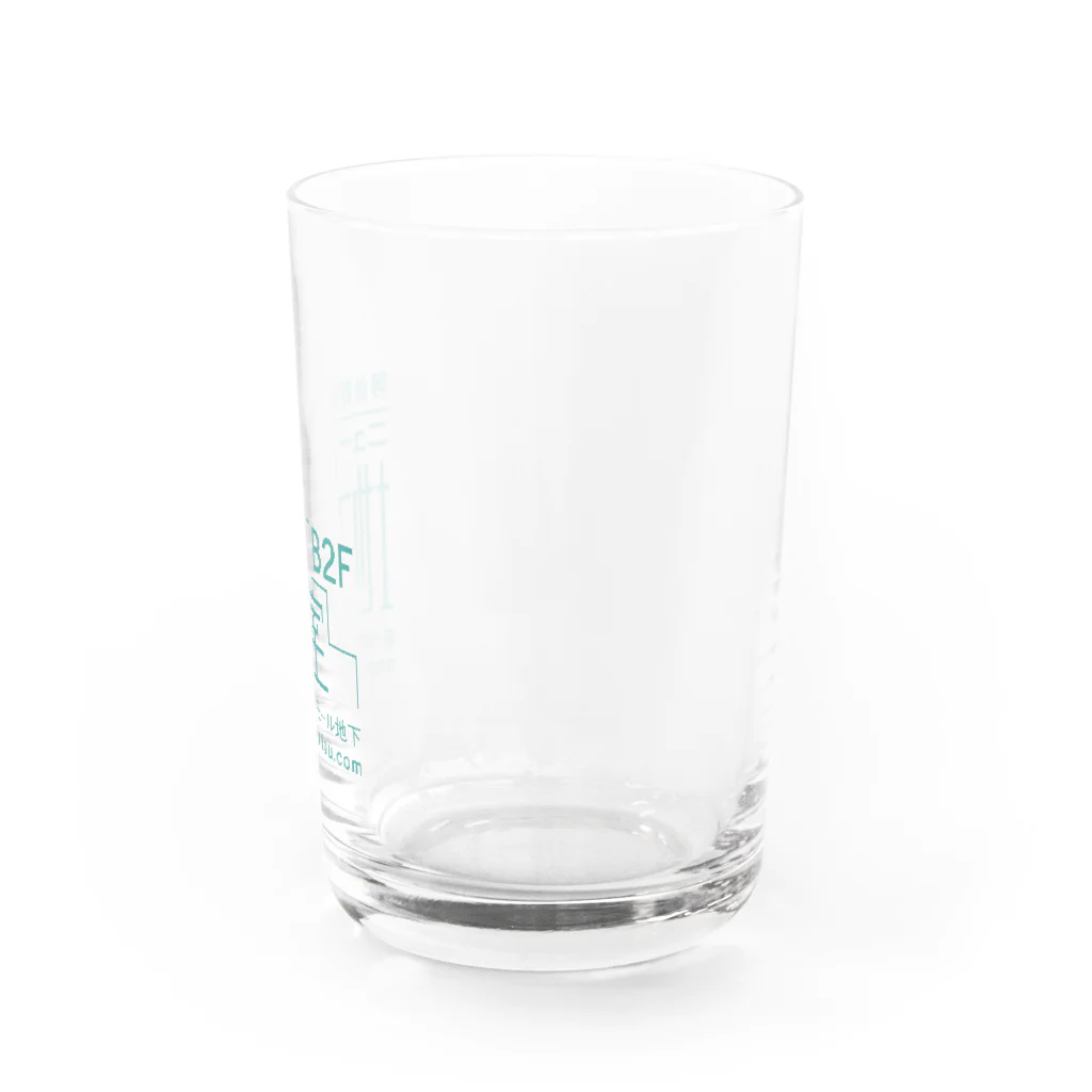 吉田電話 and The DOKKEN THIRSKのニュー地下室　お冷グラス（エメグリ） Water Glass :right