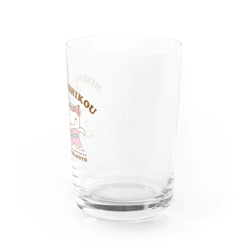 三角西港 世界遺産登録！ スナメリビーチのムル＆メリィ Water Glass :right