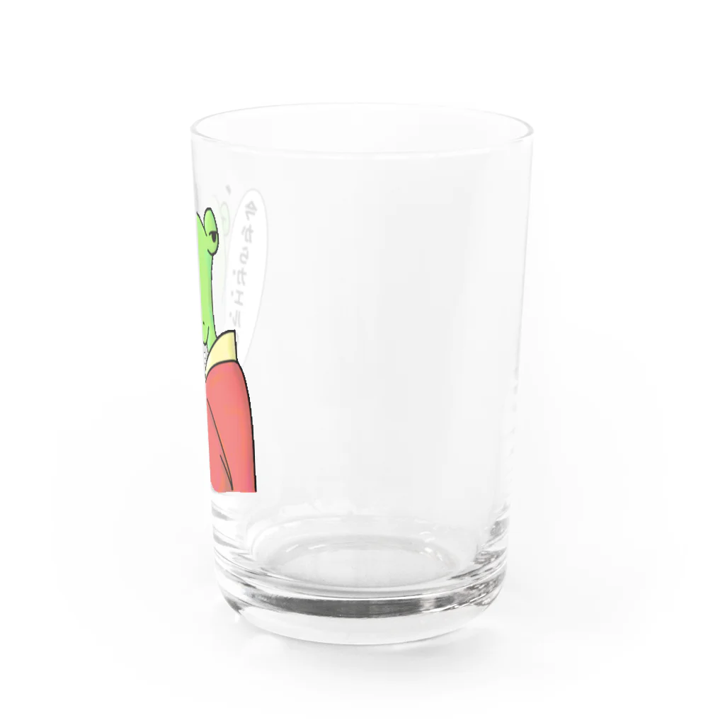 Pat's WorksのGOING HOME FROGBERT Water Glass :right