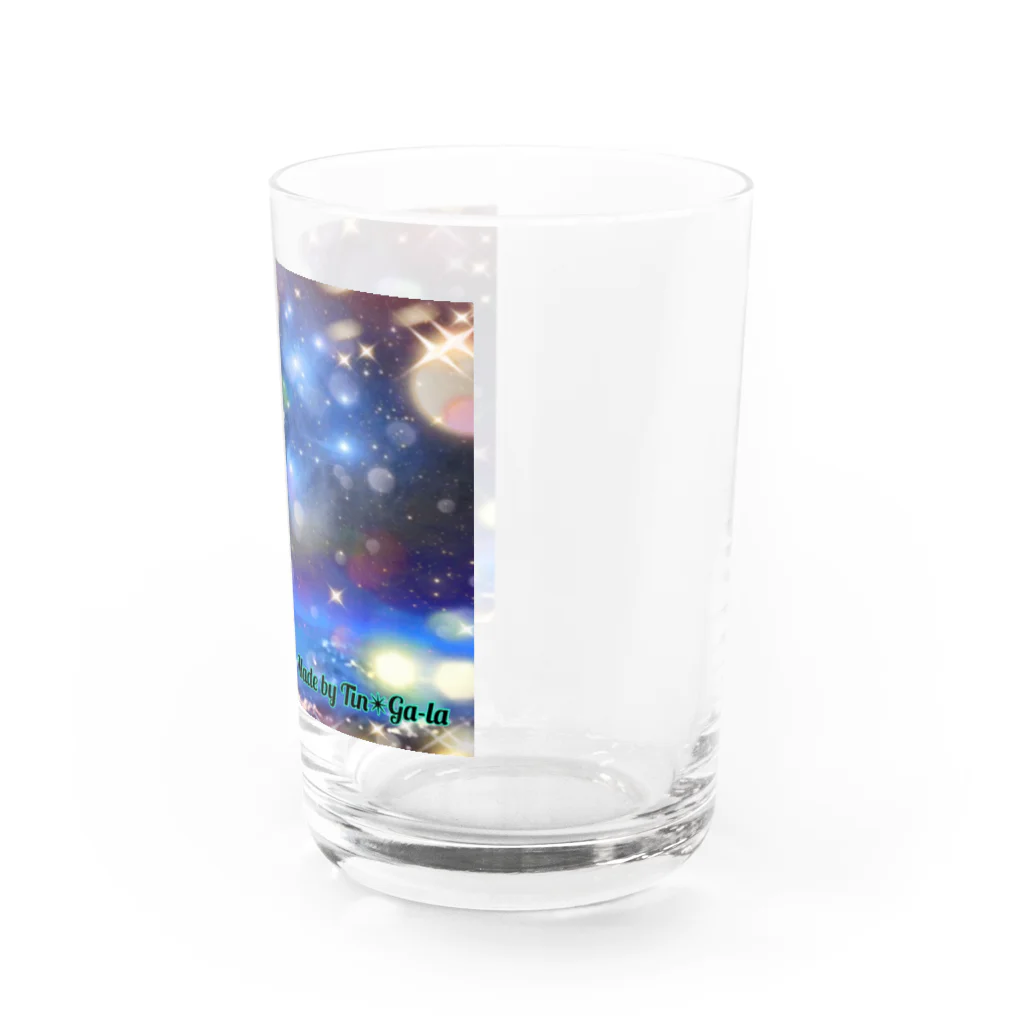 ナギ@❤️うちなーLove❤️🌈PleiadesStarSeed🌈✨てぃん✴︎がぁーら主宰✨🌈のPleiades floating on the horizon Water Glass :right