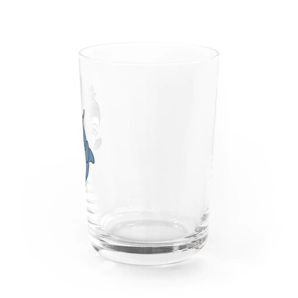 サメ わりとおもいのネコをかぶるサメ Water Glass :right