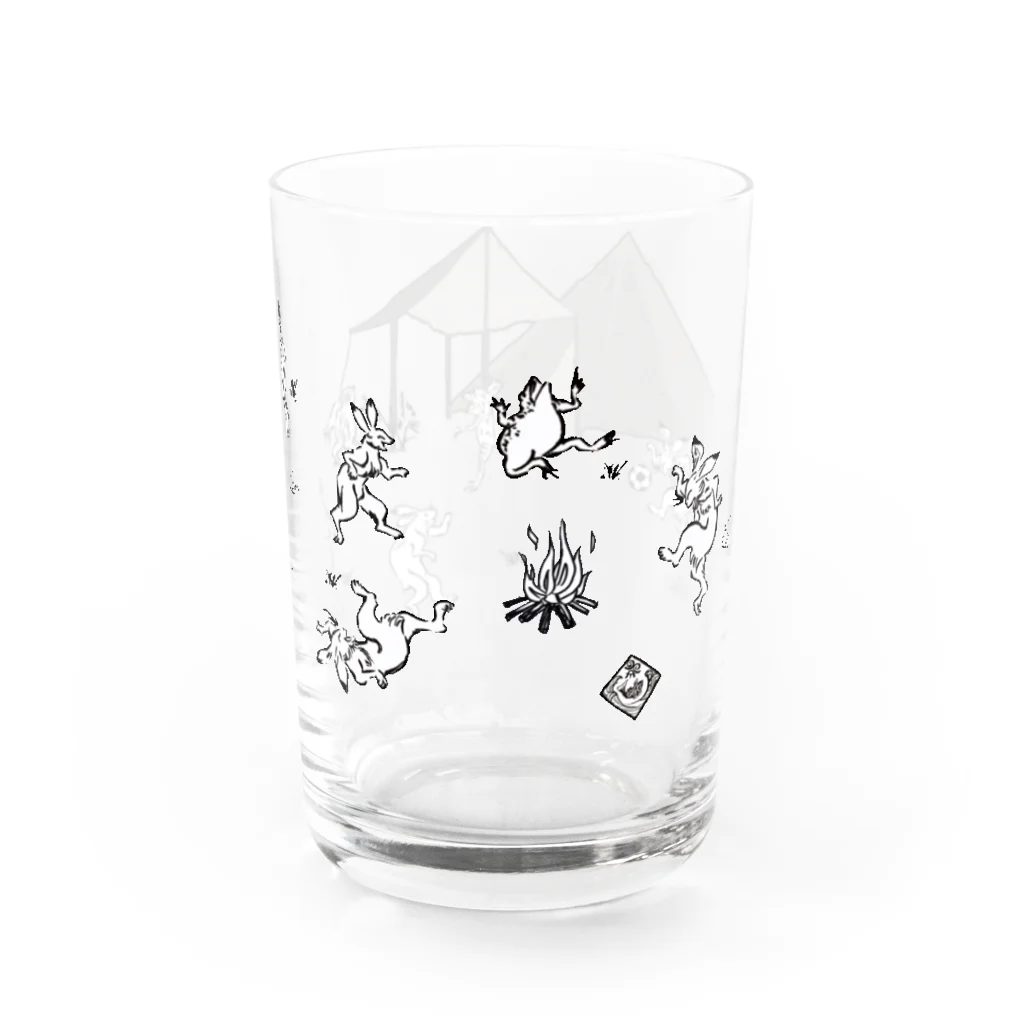 WAMI ART　ホツマツタヱ同好会の野営(キャンプ) Water Glass :right