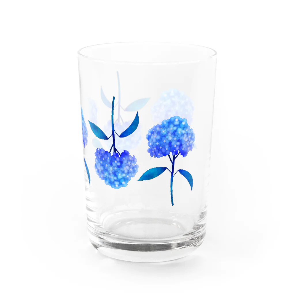 813hachiの青紫陽花 Water Glass :right