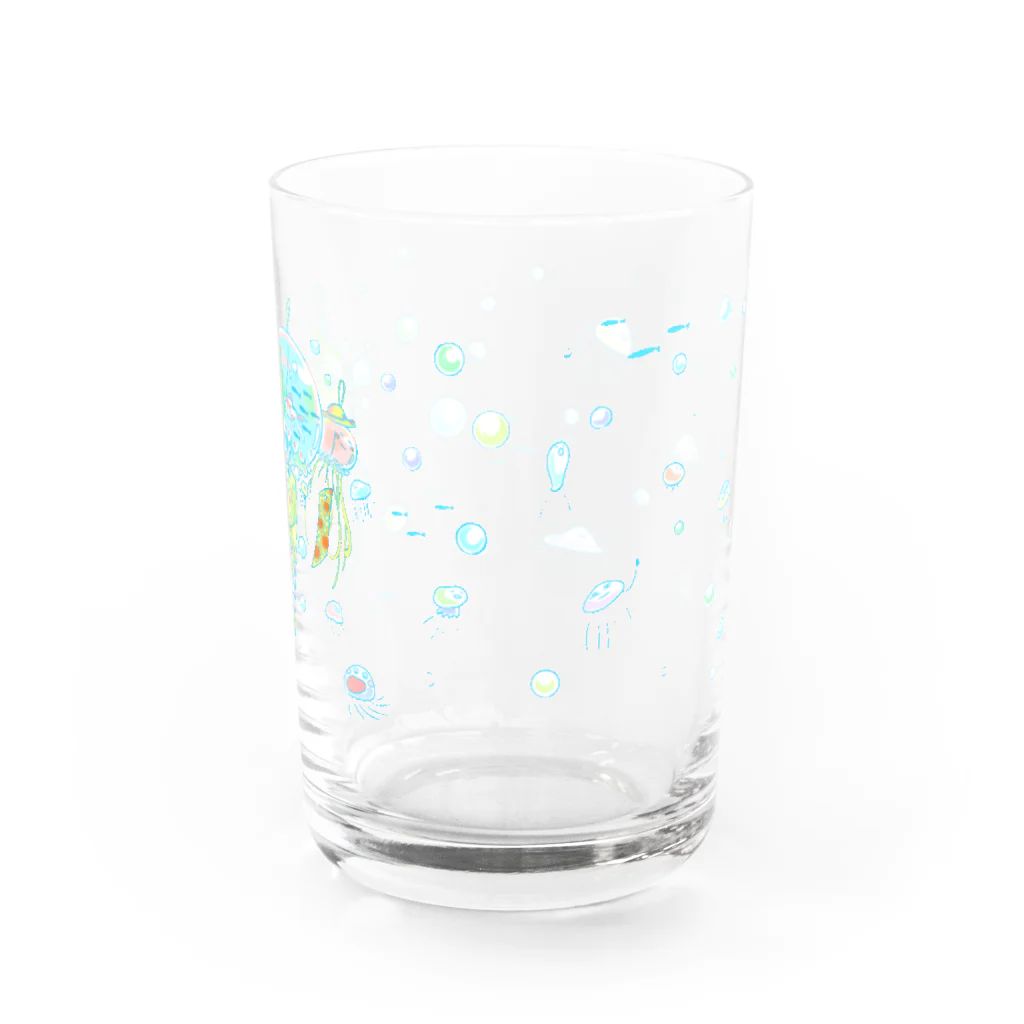 ahihoのクラゲの風鈴たち ♪( ´ε ｀๑)ノ Water Glass :right