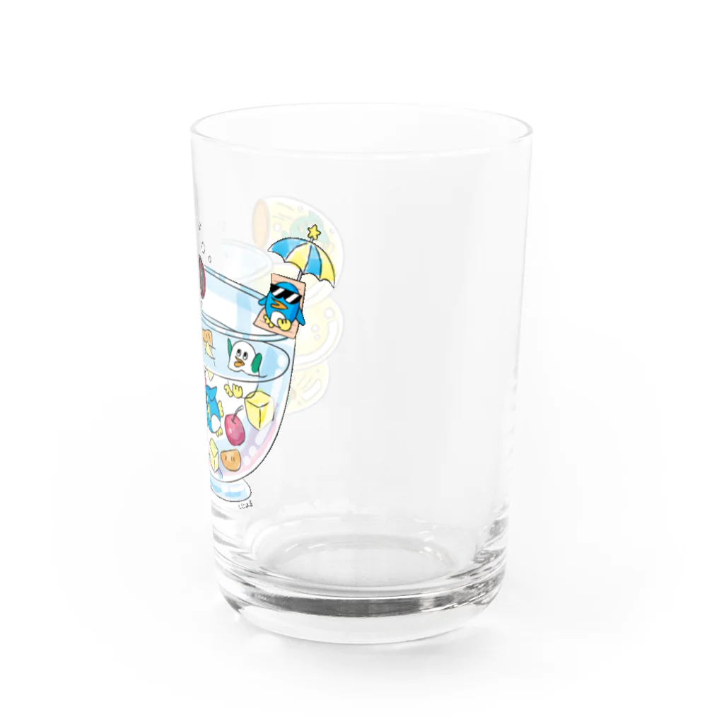しじょるのペンギンとフルーツポンチ Water Glass :right