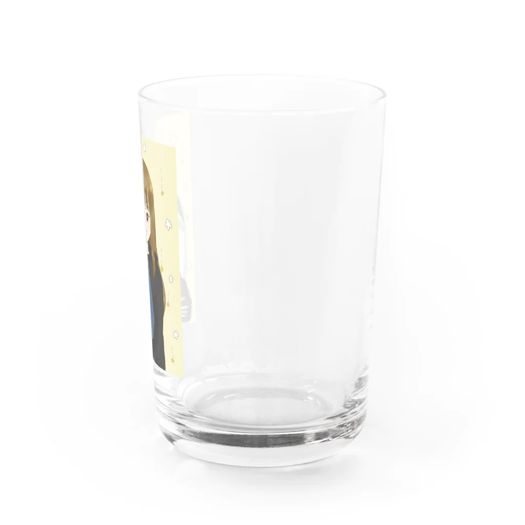 YURIのサメと女の子 Water Glass :right